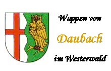 Bild: Wappen
                  von Daubach/Westerwald